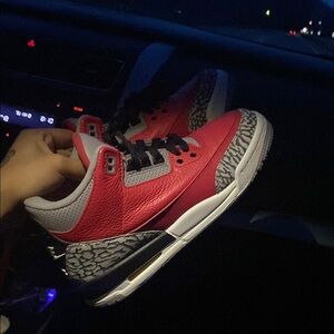 Red and Gray Jordan’s
